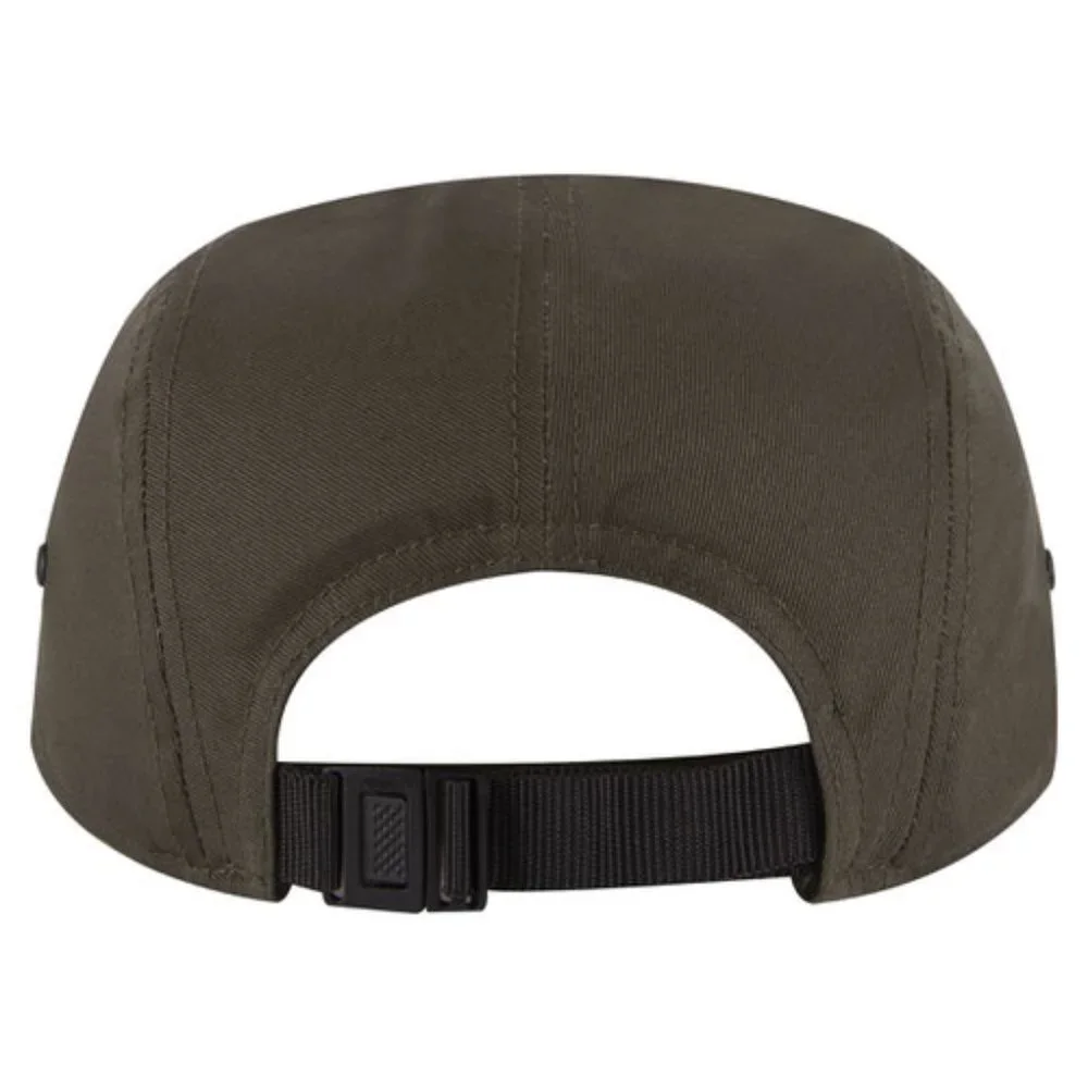 NEW Jeep Wordmark Logo 5 Panel Camper Strapback Hat DARK OLIVE GREEN - Picture 2 of 5